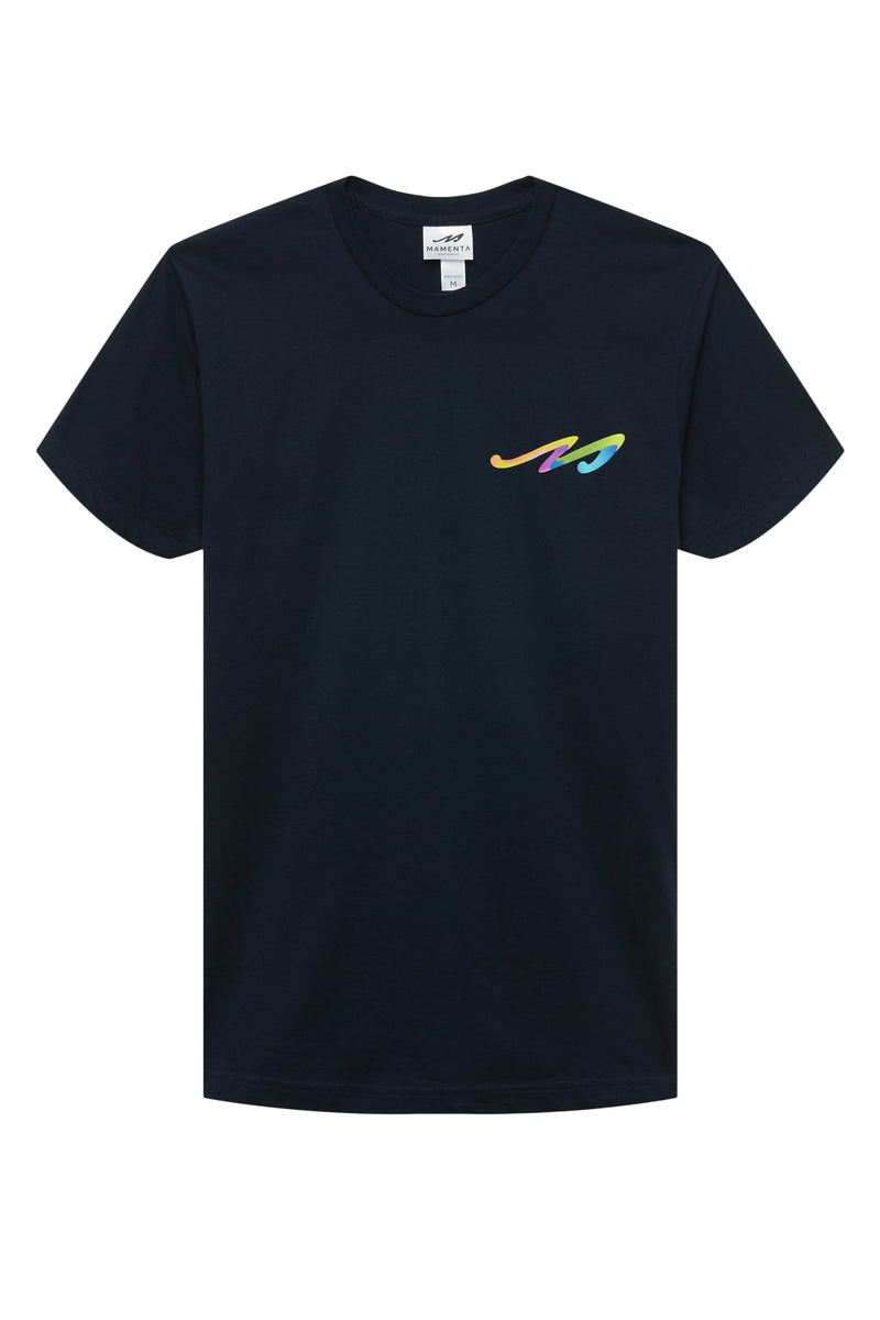 LOGO TEE | NAVY – Mamenta Merchandise