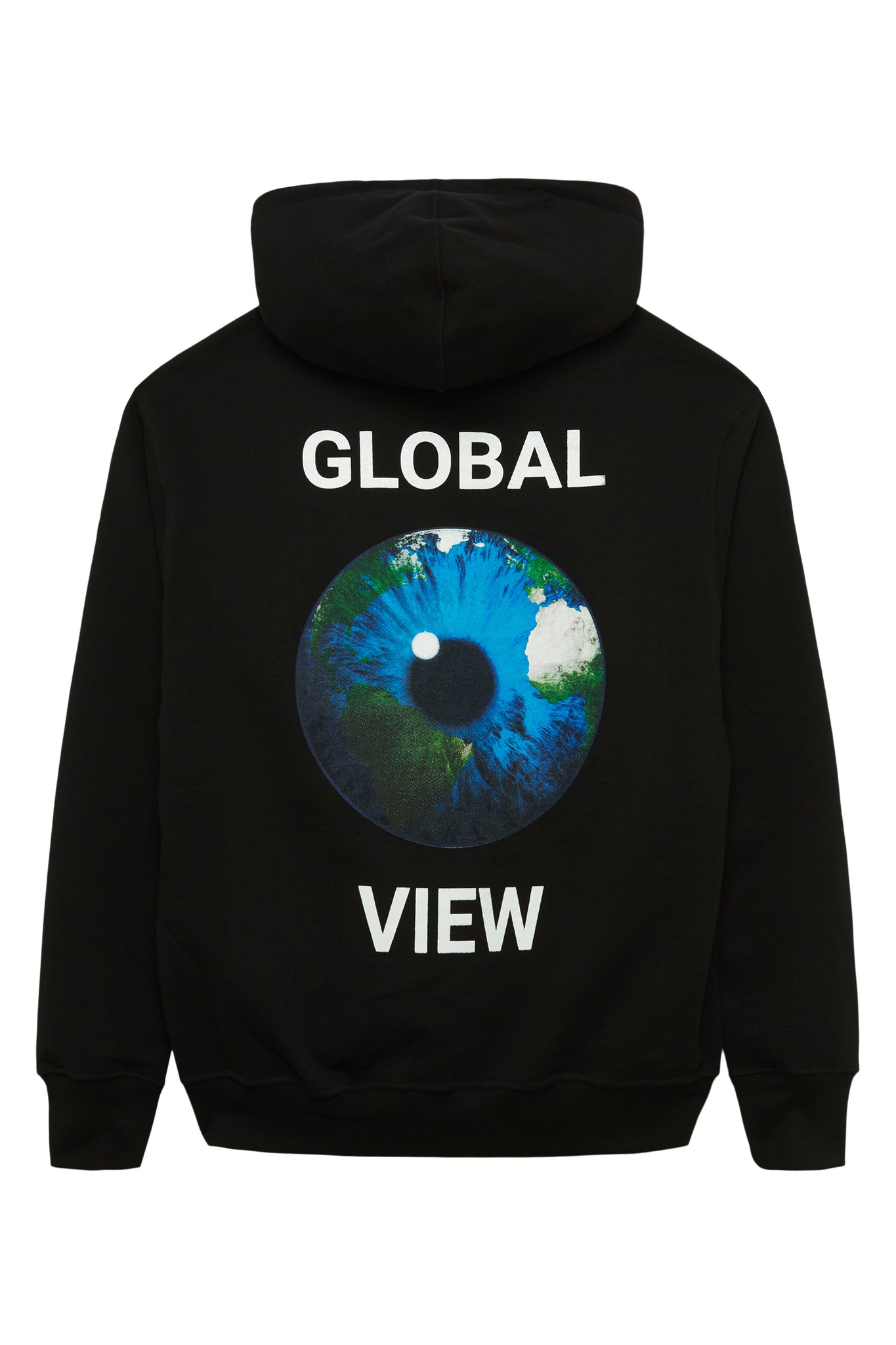 GLOBAL VIEW HOODIE | BLACK