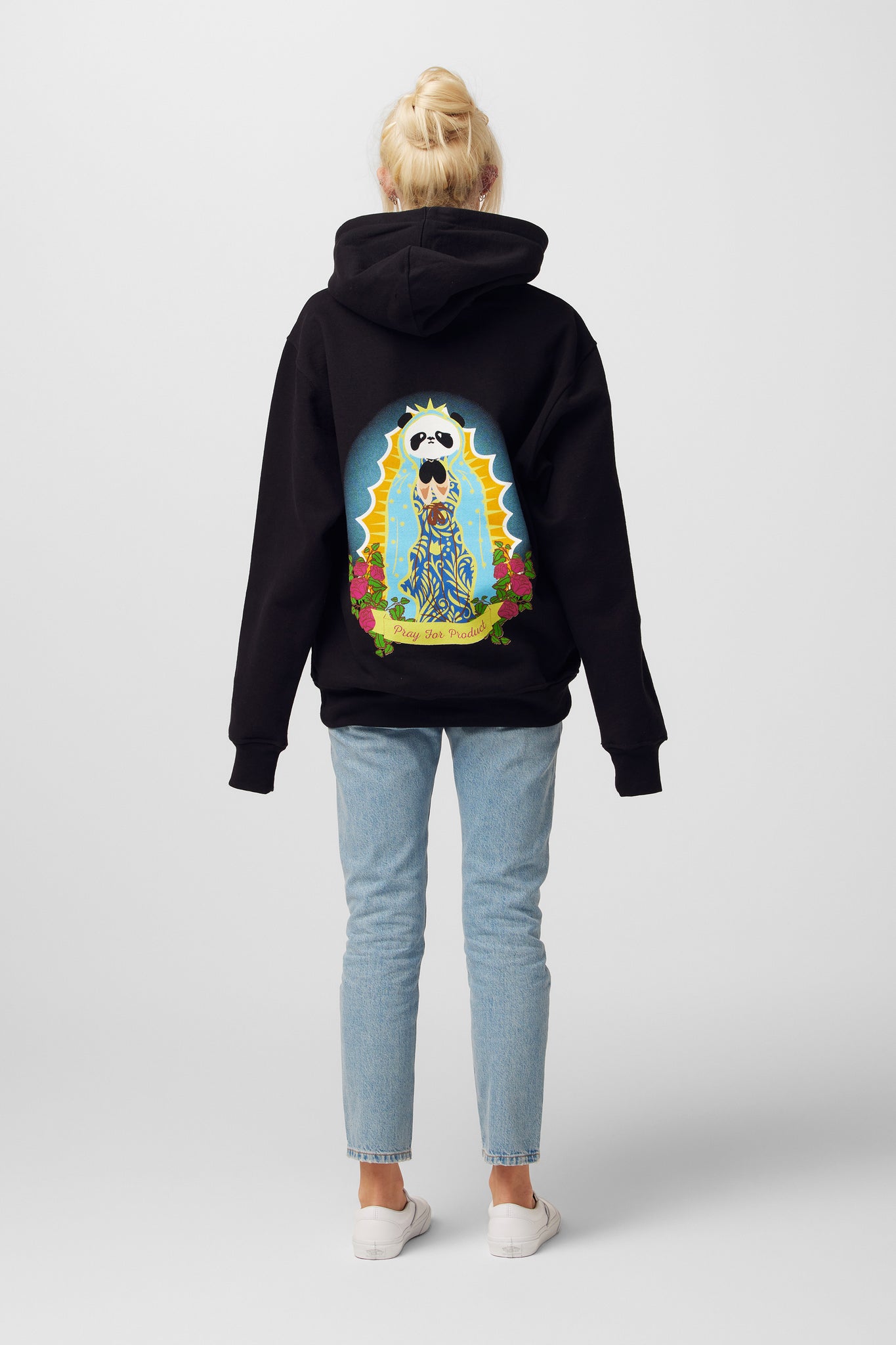 PRAY FOR PRODUCT HOODIE | BLACK